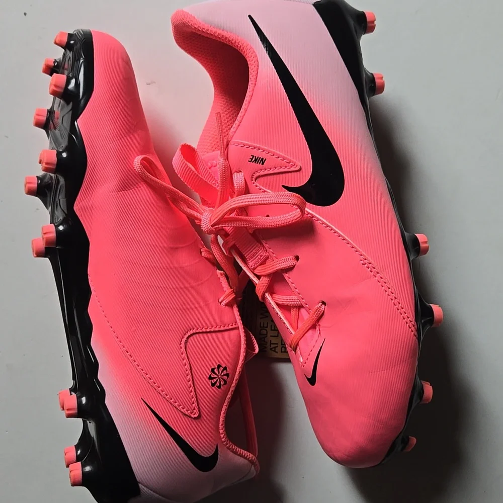 Nike Soccer Youth Phantom GX2 Academy FG MG Outdoor Cleat-Sunset Pulse/B…